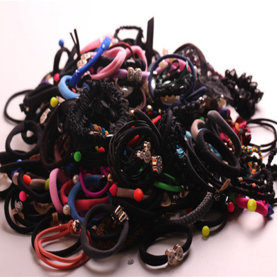 15 yuan a catty rubber band miscellaneous by the catty weight rubber band tied ponytail hair rope tied hair ring