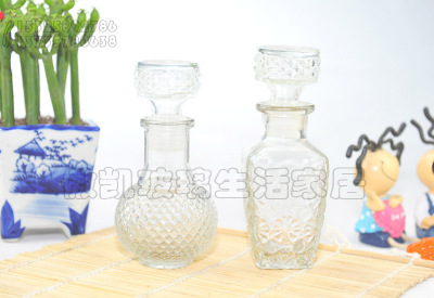 Manufacturers sell high transparent glass hand wine vinegar bottle sauce bottle shaker