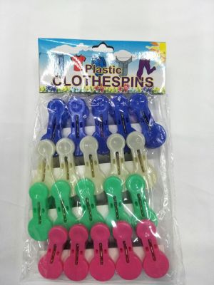 Clip clothes-drying clip two round plastic clip socks clip underwear clip color clip