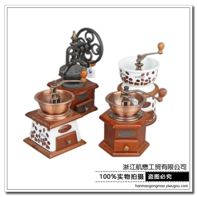 Hand mill mini portable manual coffee machine household grinder