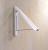 Factory Direct Sales Hotel Alumimum Hidden Clothes Rack Mini Wall Balcony Bathroom Folding Magic Hanger