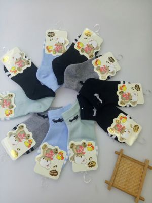Children's socks pure cotton summer thin boys and girls breathable mesh socks baby cotton socks Children's socks