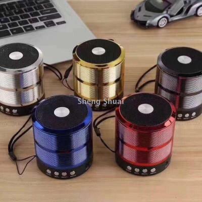 Ws-887 mini wireless bluetooth speaker USB TF plug-in in card audio portable outdoor speaker