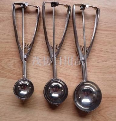 Stainless Steel Ice-Cream Spoon High-Grade Ice Cream Scoop Kitchen Gadgets Wholesale and Retail