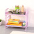 Two-layer hollow-out plastic shelf table kitchen shelf bathroom two-layer cosmetic shelf