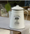 Dalebrook enameled ceramic teapot, enamel pot tea set, middle handle pot, coffee pot, thermos cup
