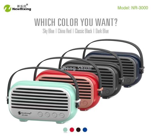 nr-3000 portable wireless bluetooth audio outdoor portable speaker