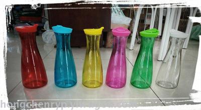 900ml large capacity red, yellow, green, blue and red transparent juice cups