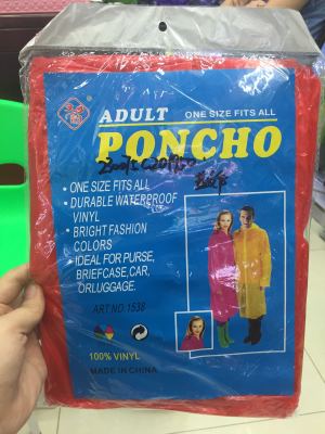 Large Raincoat Thickened Adult Raincoat Disposable Plastic Raincoat
