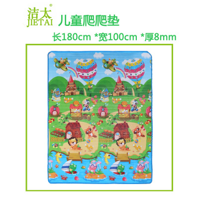 Jietai Child Play Mat EPE Double-Sided 8mm Thick 100 * 180cm Baby Crawling Mat Babymat