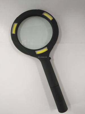 New magnifying glass flashlight, LED working light, reading light