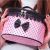 Korean cosmetic bag lace lace lace lace wash gargle point bowknot mirror cosmetic bag cosmetics