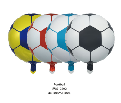 18 - inch football aluminum balloon World Cup bar party decoration layout aluminum foil balloon spot wholesale