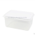 Plastic rectangle with lid box refrigerator storage box