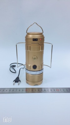Multi-function battery LED lantern flame lamp outdoor camping emergency lamp tent lamp retractable flame lamp