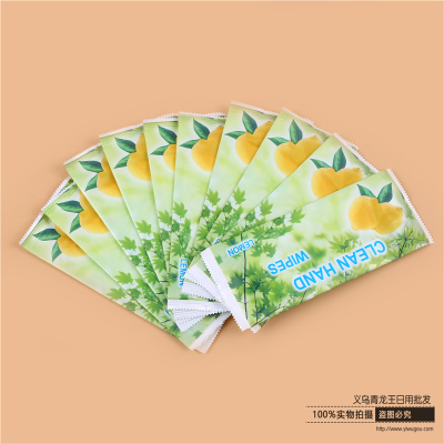 Green dragon king daily necessities foreign trade fruit - scented sanitary wipes cleaning wipes