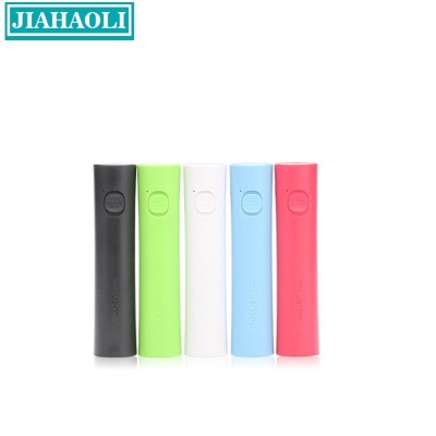 Jhl-pb17 small waist 2600ma charger portable mobile power with LED lamp printing LOGO.