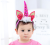 Foreign trade new cat ears headband European and American baby unicorn headband children's birthday party photo accessories