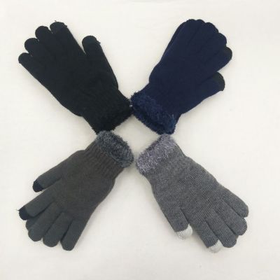 Close screen double layer warm new Gloves