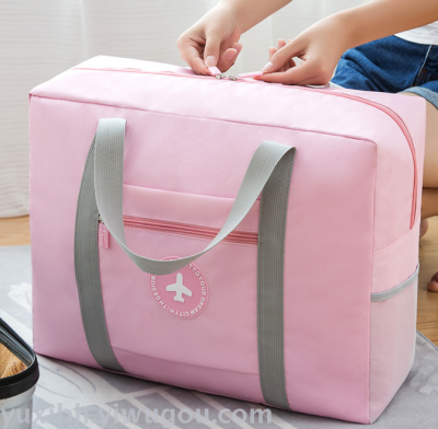 Travel bag waterproof folding Travel bag portable pull-case clothes packing bag