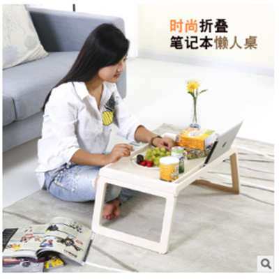 A small plastic desk for the family in the dormitory