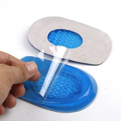Silicone cloth heel pad, foreign trade insole, massage shock - reducing insole