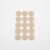 Beige, round and thickened felt furniture, 15pcs of foot pads, anti-skid, anti-noise, anti-scratch and anti-scratch