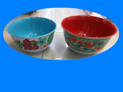 The kidspost tableware kidstock spot color decal salad bowl design exquisite size complete