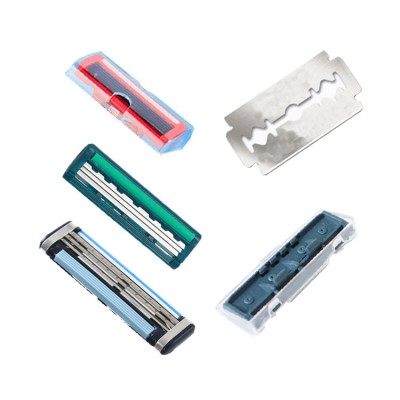 Convenience stores supply razor blades stainless steel carbon steel double-sided two  three  five six