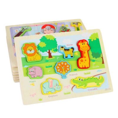 Early education puzzle, scene match