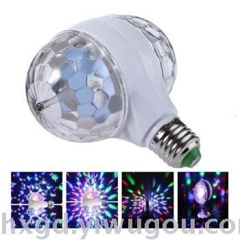 The new sun double stage lamp bulb LED crystal orb colorful lotus