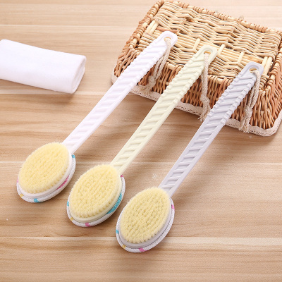 Multifunctional Double-Sided Bath Brush 2-in-1 Bath Towel Bath Brush Hanging Bathroom Long Bath Brush