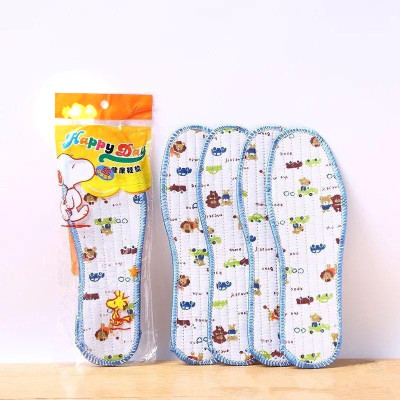 The Children 's insole comfortable breathable deodorized cotton insole absorbent baby cloth insole manufacturers direct sales of high price
