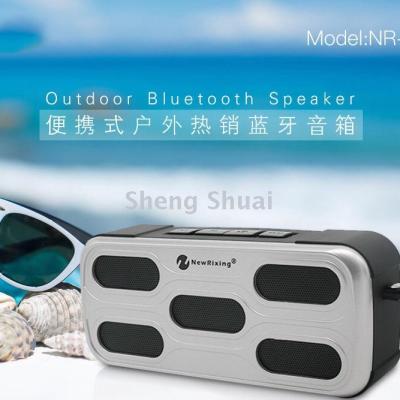 2018 new nr-3018 waterproof portable sports bicycle cycling stereo wireless bluetooth speaker