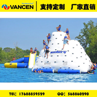 2018 new PVC outdoor inflatable iceberg rock climbing adult amusement equipment children's toys customized export
