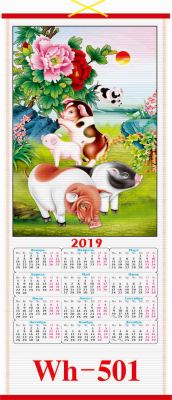 Decorative Crafts Daily Necessities Daily Imitation Painting Paper Painting Russian Wall Calendar