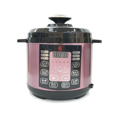 Triangle electric pressure cooker rose red stainless steel multi - functional electric pressure cooker 5 l / 6 l