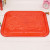 Plastic tray rectangular fast food plate restaurant colorful bread cake dessert plate hotel tableware