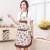 Korean version waterproof printing aprons adult promotion aprons smock kitchen anti - greasy waist necessary winter