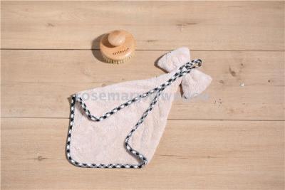 Super absorbent pendant bow towel coralline towel small fresh towel