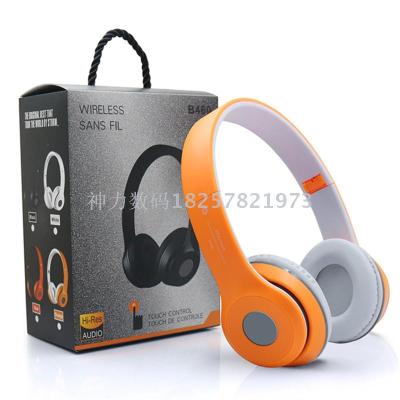 Manufacturers sell the new head-mounted folding bluetooth headset B460 classic 8-color wireless bluetooth headset