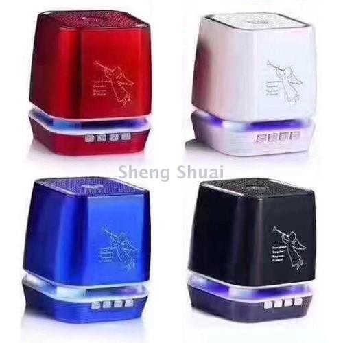 New T-2306a Bluetooth Speaker Neutral Gift Card USB Port Portable Wireless Mini-Speaker Radio