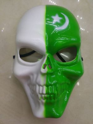 Mask, festival mask, flag mask, Pakistani flag mask