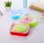 Bathroom Vanity Double Layer Drain Soap Box Cute Smiley Thickened Large Plastic Soap Soap Box