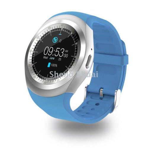 y1 round screen bluetooth smart watch qq wechat sports watch smart wearable device mobile phone watch