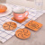 Household wood cartoon heat insulation household kitchen anti-ironing table mat wholesale easy cleaning cup mat