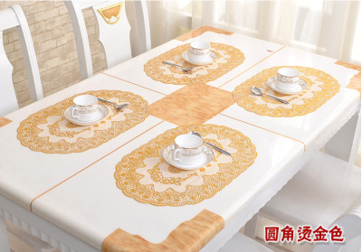 PVC hot gold food cushion small cup cushion food cushion household anti-slippery heat insulation bowl plate pad tea table cloth factory direct sale