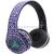 The new crackle stn-17 wireless bluetooth headset with LED lights supports plug-in FM radio