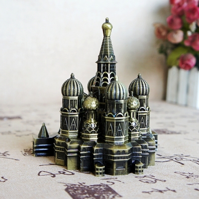 Russian landmark kremlin model home furnishings decoration tourist crafts