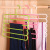 Multi-function five-layer trousers rack candy colored plastic trousers rack receive tie rack